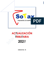 SoTax Consultores Actualizacion Tributaria 2021
