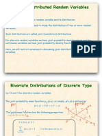 Jointly Distributed Random Variables