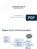 Criminal Law II: An Introduction to Procedural Rights and Standards