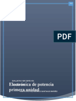 Electrónica de Potencia Primera Unidad: Instituto Politécnico Santiago Mariño