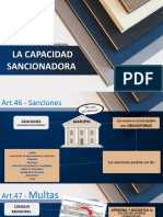 Subcapitulo Ii: La Capacidad Sancionadora