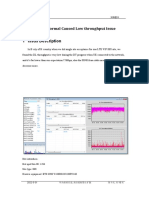 【Output】RRU Abnormal Caused Low throughput issue