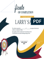 Certificate of Completion Template 02