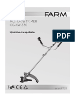 FT33 Motorni Trimer CG-KW-330 - Uputstvo Za Upotrebu