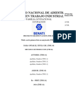 Estructura de Proyecto de Innovacion Senati Ibac3b1ez