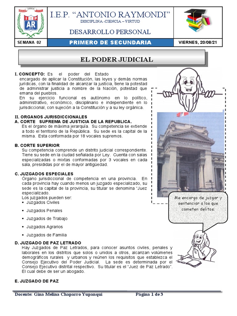 Poder JudicialMaterial PDF Ley Pública Principios éticos
