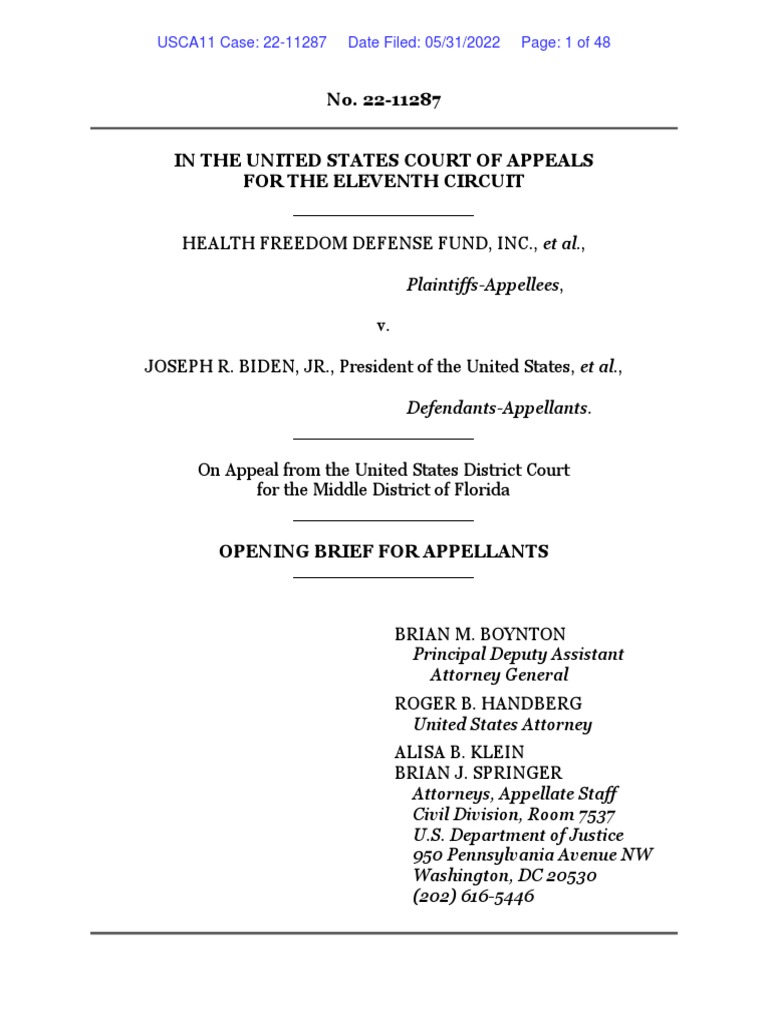 Mask Mandate Appeal PDF Health Sciences