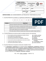  Examen Ciencias III Parcial