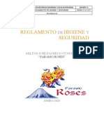 Reglamento HS 2020 - Paramo Roses