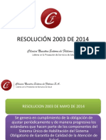 Resolución 2003