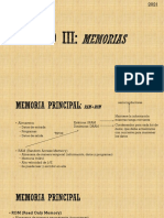 Unidad III - Memorias