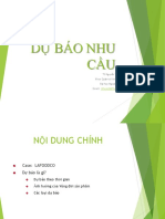Dự Báo Nhu CẦU: TS Nguyễn Thế Anh Khoa Quản trị Kinh doanh Đại học Ngoại thương Email