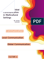 PCOM Lesson 4 Local and Global Communication in Multicultural Settings