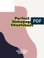  Perfect Homepage Cheatsheet