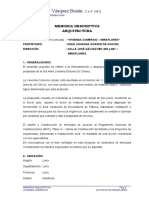 1 (1) .0 - Memoria Descriptiva Vivienda Miraflores