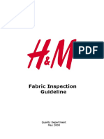 Fabric Inspection Guideline: Quality Department May 2008