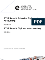 ATHE Level 4 Qualifications in Accounting