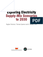 Exploring Electricity Supply-Mix Scenarios To 2030
