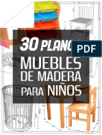 3-30 PLANOS para Hacer MUEBLES de MADERA para NIÑOS