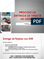 Proceso de Entrega de Tarjeta de Débito