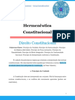 Hermenêutica Constitucional