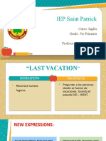 5to LAST VACATION