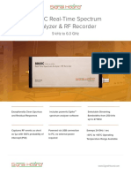 Bb60C Real-Time Spectrum Analyzer & RF Recorder: 9 KHZ To 6.0 GHZ