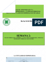 Sesion 2 - Noción Juridica de La Empresa