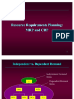 Ch15. Resource Requirements Planning - MRP & CRP