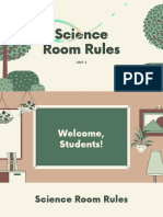 Science Room Rules Year 3