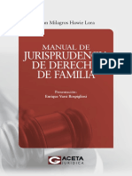 Milagros Hawie Lora (2015). Manual de Jurisprudencia de Derecho de Familia. Lima