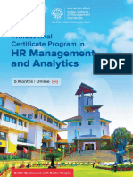 HR Management and Analytics: Professional Certificate Program in