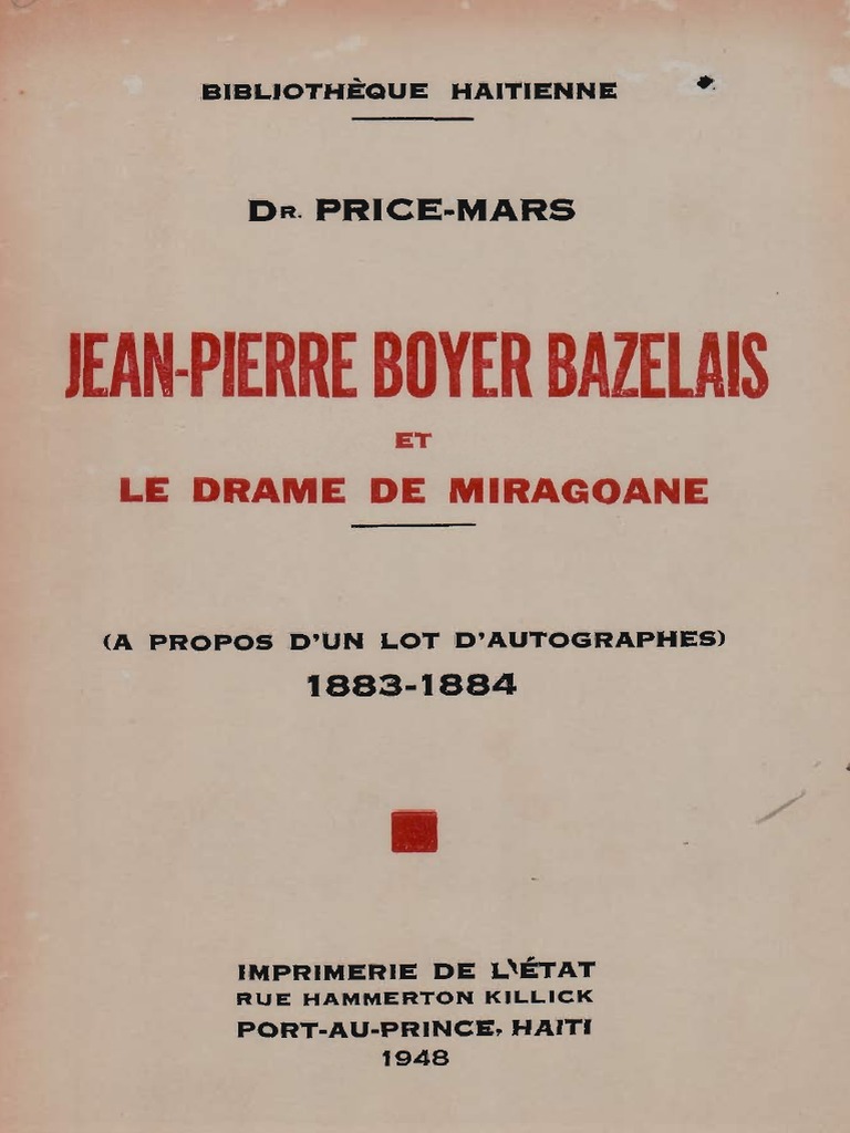 Mars Bazelais | PDF | Haïti | Libéralisme