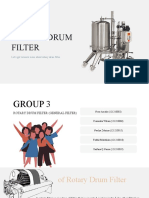 ROTARY DRUM FILTER: A CONTINUOUS FILTRATION PROCESS