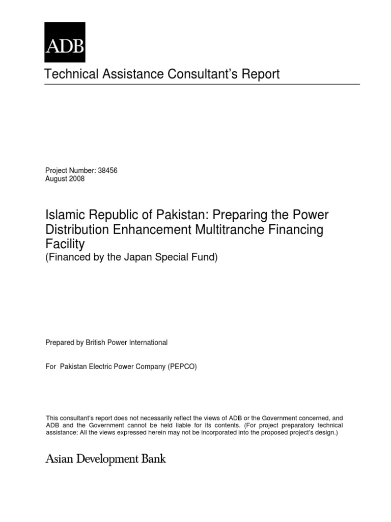 Pakistan Power Distribution Report | PDF | Electrical Grid | Asian ...