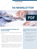 Optotax Newletter - March - 2021