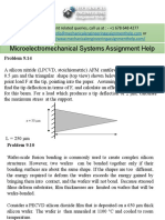 Microelectromechanical Systems Assignment Help