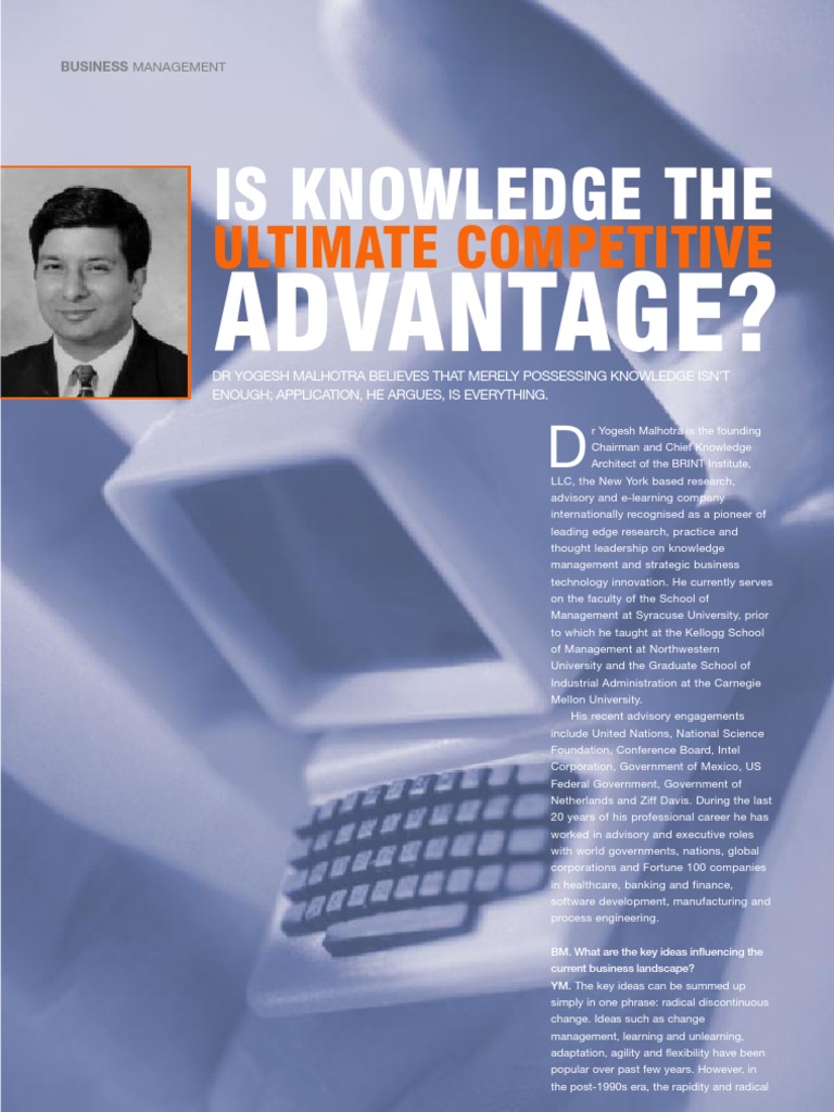 Knowledge Management in Business Strategy | PDF | Strategic Management ...