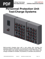 Personnel Protection Unit Test/Charge Systems: Technical Specification Collision Awareness System