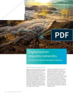 Digitalization Requires Networks.: and Therefore Network Management Systems