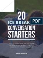 20 Ice Breaker Conversation Starters Compressed