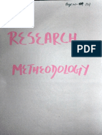 Reasearch Methodology