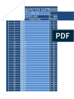 Rental Property Maintenance Register Excel Template