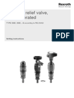 Pressure Relief Valve, Direct Operated: TYPE DBD, DBD... - E According To RE 25402
