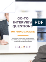Go to interview questions for hiring managers