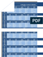 LinkedIn Content Calendar Excel Template