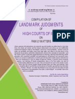 Compilation of Landmark Judgements of HC On Family Matters 2016 BOOK 1