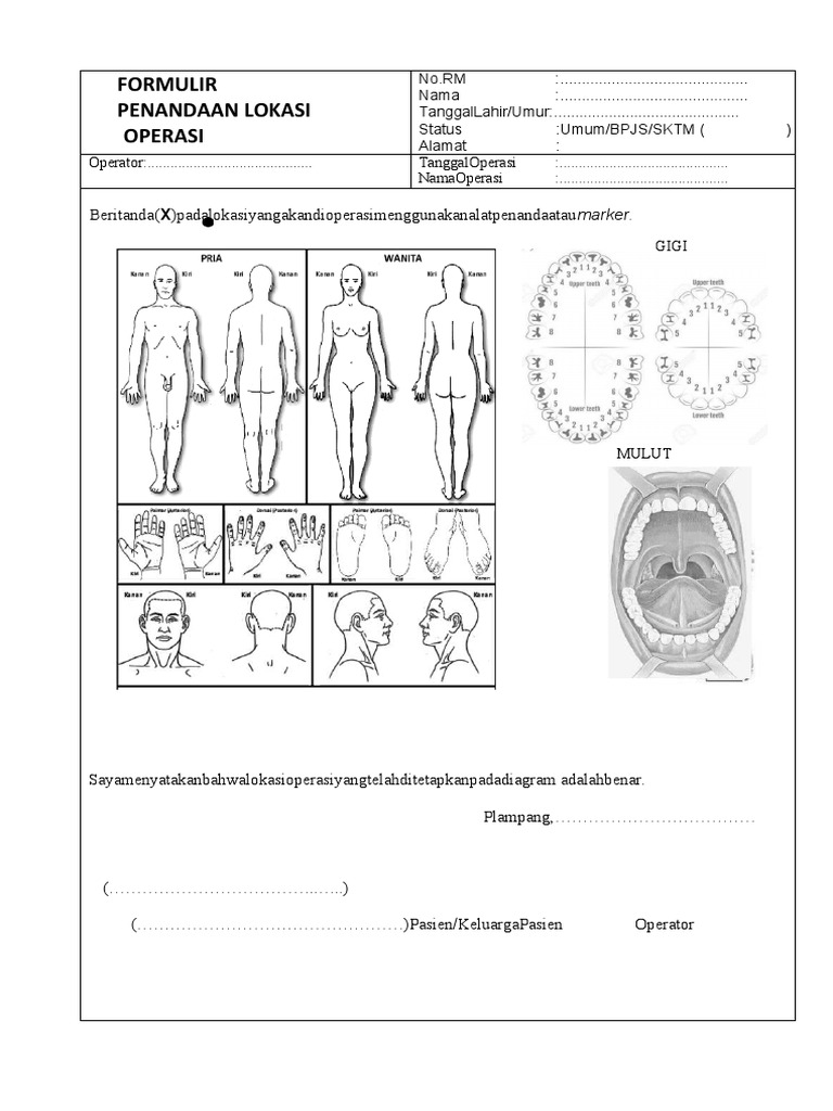 Form Site Marking Terbar PDF