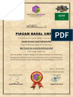 Piagam Badal - BPK Komar - Ust Ahmad Latief