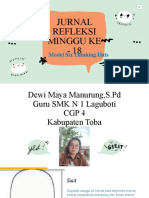 Jurnal Refleksi Minggu Ke - 18